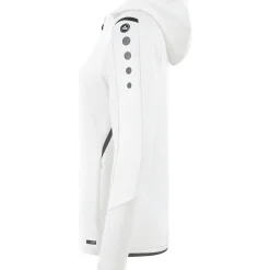 Jako Damen Trainingsjacke mit Kapuze Challenge weiß-grau