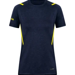 Jako Damen T-Shirt Challenge blau-gelb