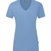 Jako Damen T-Shirt Organic blau