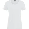 Jako Damen T-Shirt Organic Stretch weiß