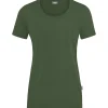 Jako Damen T-Shirt Organic Stretch grün