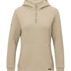 Jako Damen Zip Hoodie Pro Casual beige