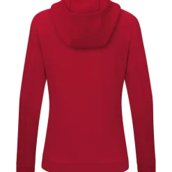 Jako Damen Zip Hoodie Pro Casual chili rot