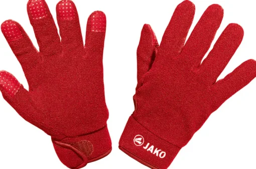 Jako Fleece-Feldspielerhandschuh rot
