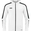 Jako Herren Kapuzenjacke Power weiß