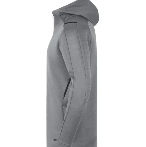 Jako Herren Kapuzenjacke Challenge grau-schwarz