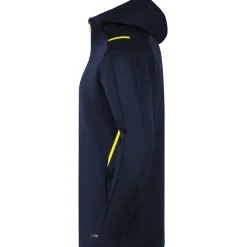 Jako Herren Kapuzenjacke Challenge blau-gelb