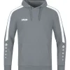 Jako Herren Kapuzensweat Power steingrau