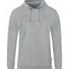 Jako Herren Kapuzensweat Organic grau