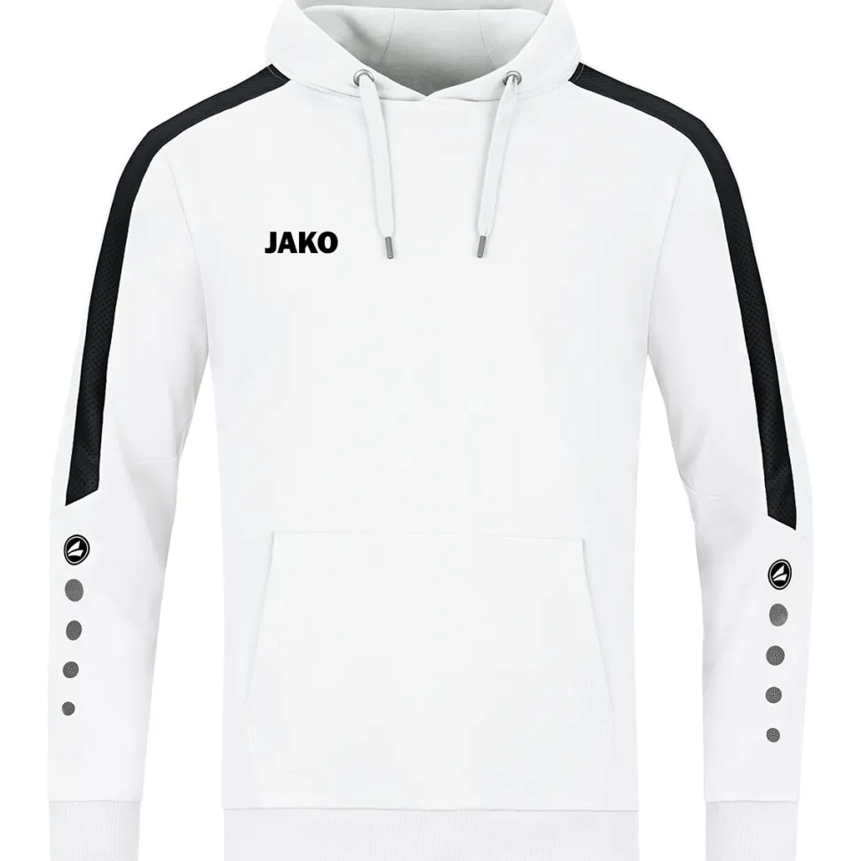 Jako Herren Kapuzensweat Power weiß