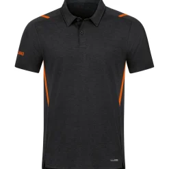 Jako Herren Polo Challenge schwarz-orange