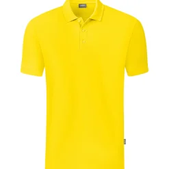 Jako Herren Polo Organic gelb