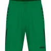 Jako Herren Sporthose Challenge grün-schwarz