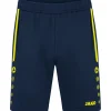 Jako Herren Trainingsshorts Allround blau-gelb