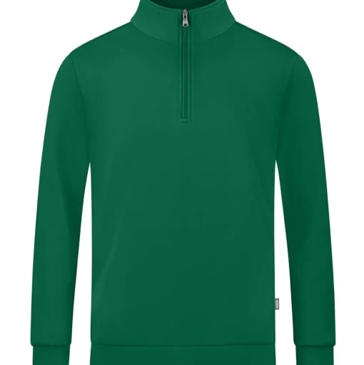 Jako Herren Ziptop Organic grün