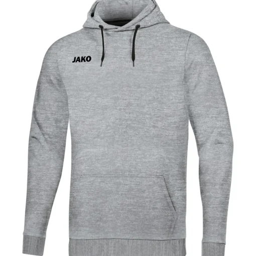 Jako Kapuzensweat Base grau