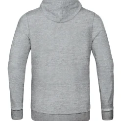 Jako Kapuzensweat Base grau