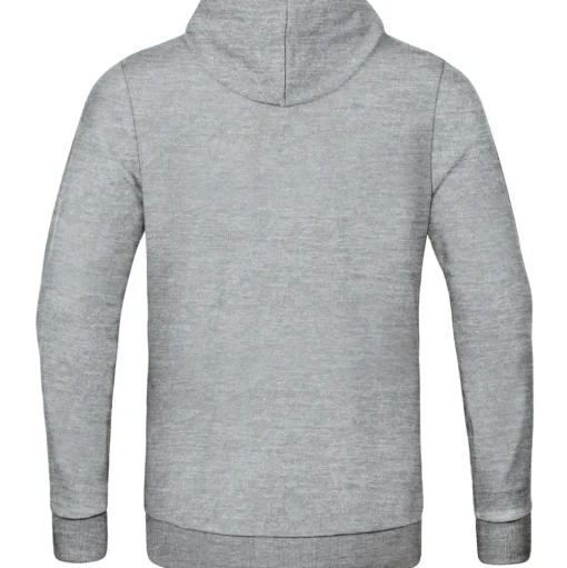 Jako Kapuzensweat Base grau