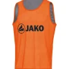 Jako Kennzeichnungshemd Reverse orange-grau