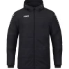 Jako Kinder Coachjacke Team mit Kapuze schwarz