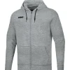 Jako Kinder Kapuzenjacke Base grau