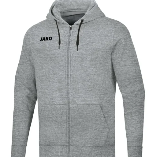 Jako Kinder Kapuzenjacke Base grau