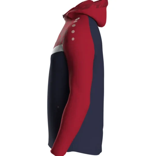 Jako Kinder Kapuzenjacke Iconic marine/chili rot