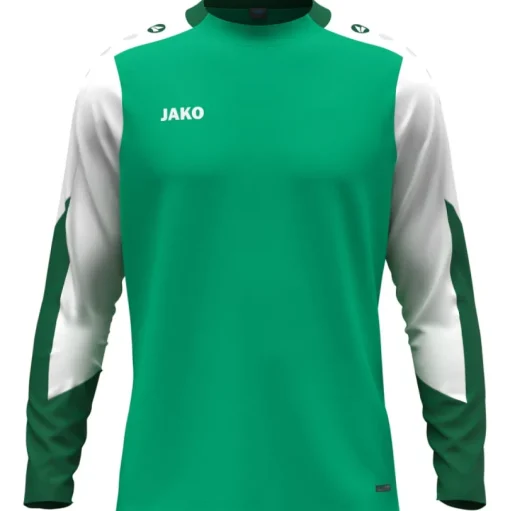 Jako Kinder Longsleeve Dynamic grün-weiß-dunkelgrün