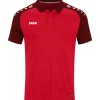Jako Kinder Polo Performance rot/schwarz