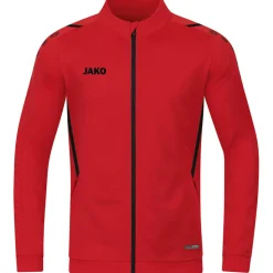 Jako Kinder Polyesterjacke Challenge rot-schwarz