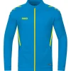 Jako Kinder Polyesterjacke Challenge blau-gelb