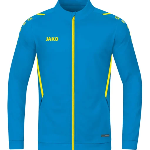Jako Kinder Polyesterjacke Challenge blau-gelb