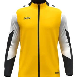 Jako Kinder Polyesterjacke Dynamic gelb-weiß-schwarz