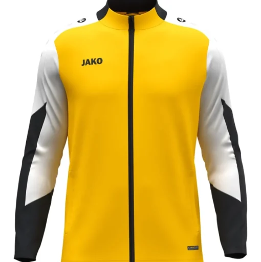 Jako Kinder Polyesterjacke Dynamic gelb-weiß-schwarz
