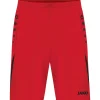 Jako Kinder Sporthose Challenge rot-schwarz