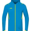 Jako Kinder Trainingsjacke mit Kapuze Challenge blau-gelb