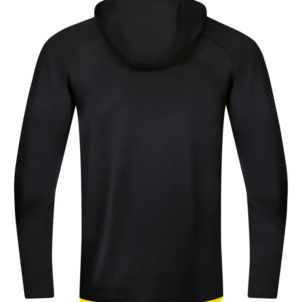 Jako Kinder Trainingsjacke mit Kapuze Challenge schwarz-gelb
