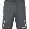Jako Kinder Trainingsshorts Challenge grau-weiß