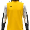 Jako Longsleeve Dynamic gelb-weiß-schwarz