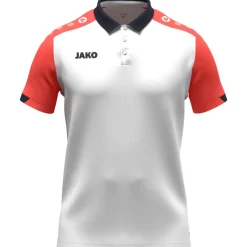 Jako Polo Dynamic weiß-coral-marine