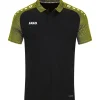 Jako Polo Performance schwarz/soft yellow