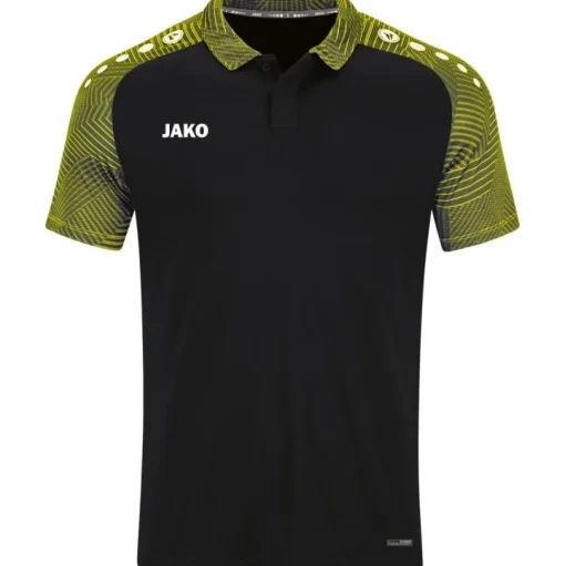 Jako Polo Performance schwarz/soft yellow
