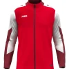 Jako Polyesterjacke Dynamic rot-weiß-dunkelrot