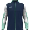 Jako Polyesterjacke Dynamic marine-weiß-minze