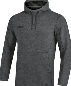 Jako Premium Basics Kapuzensweat anthrazit meliert