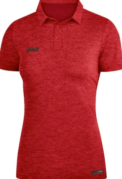 Jako Premium Basics Polo rot meliert