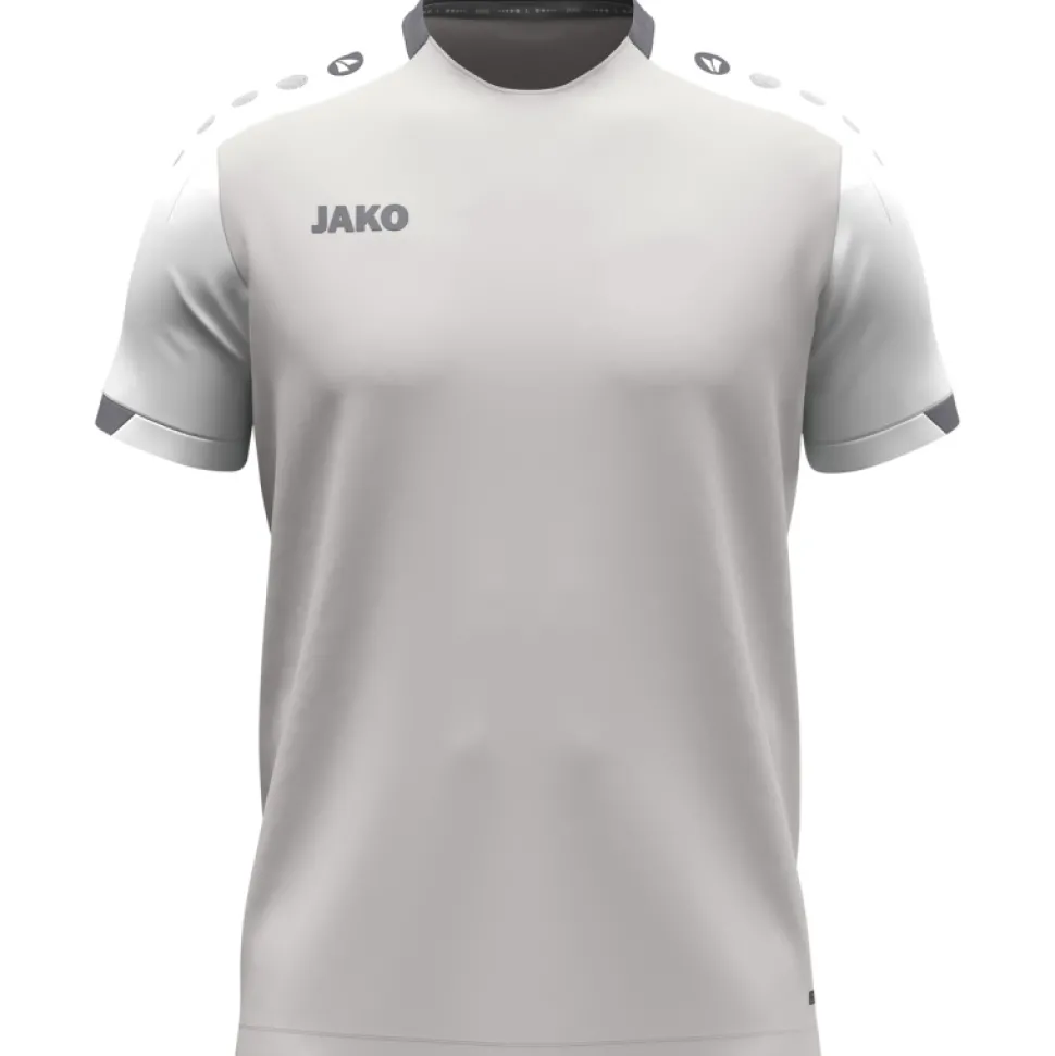 Jako T-Shirt Dynamic hellgrau-weiß-grau