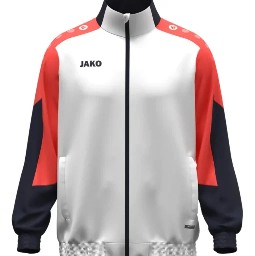 Jako Webjacke Dynamic weiß-coral-marine