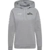 JSG Tecklenburger Land Go Cotton Damen Hoodie anthrazit-schwarz