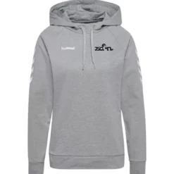 JSG Tecklenburger Land Go Cotton Damen Hoodie anthrazit-schwarz